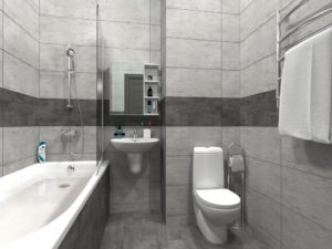 Дизайн ванной комнаты в новостройке