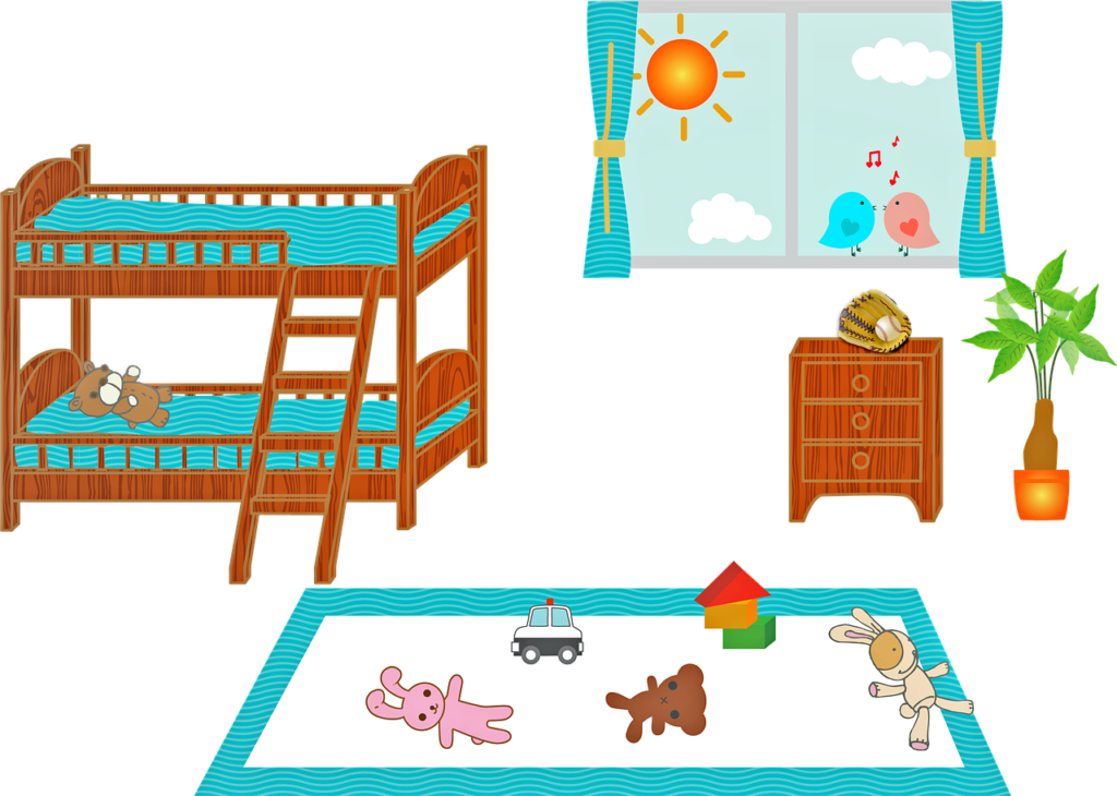 Выбор мебели для детской комнаты и оформление